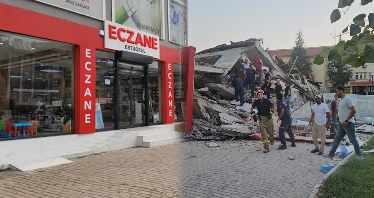 Balıkesir’de yıkılan binanın eski hali ortaya çıktı!