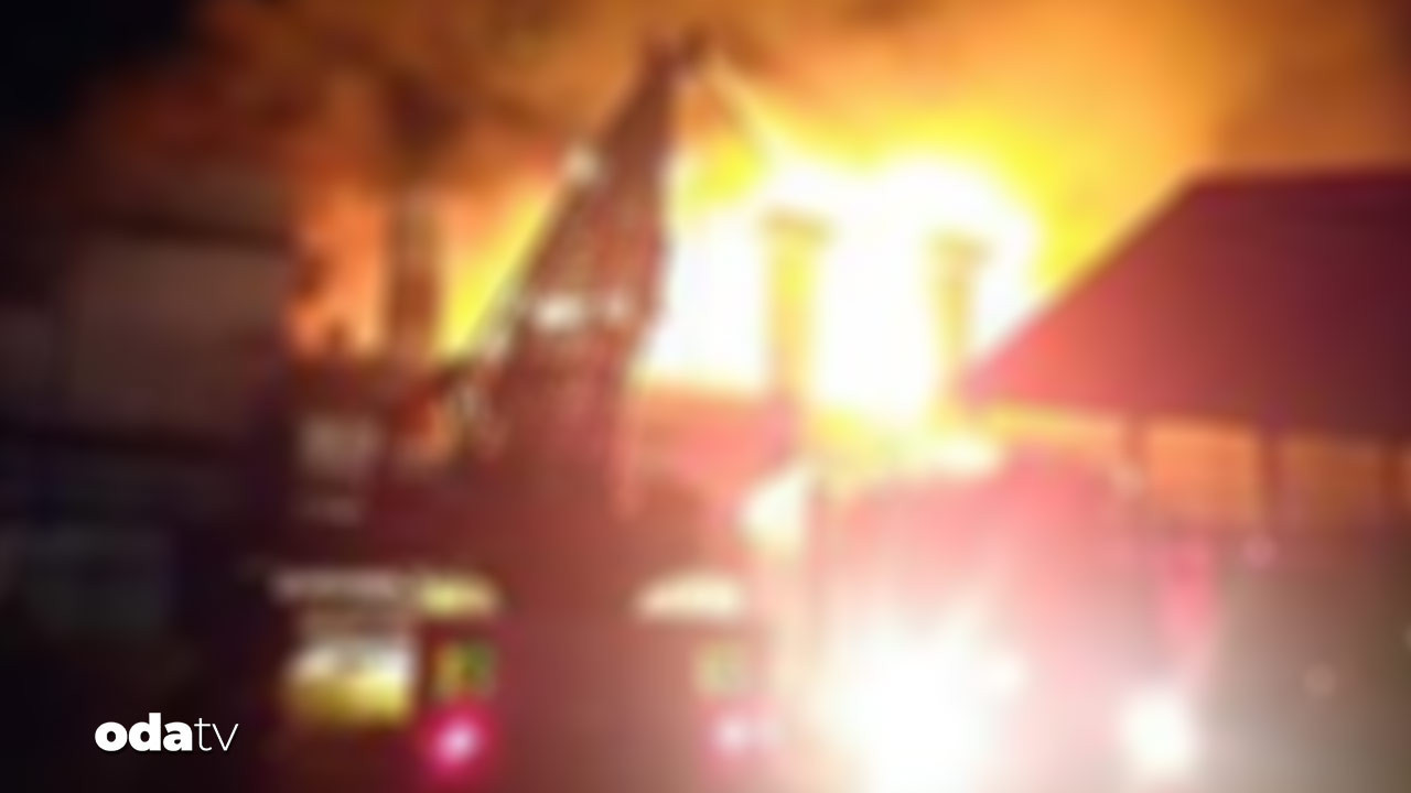 ÇAYKUR fabrikasında yangın