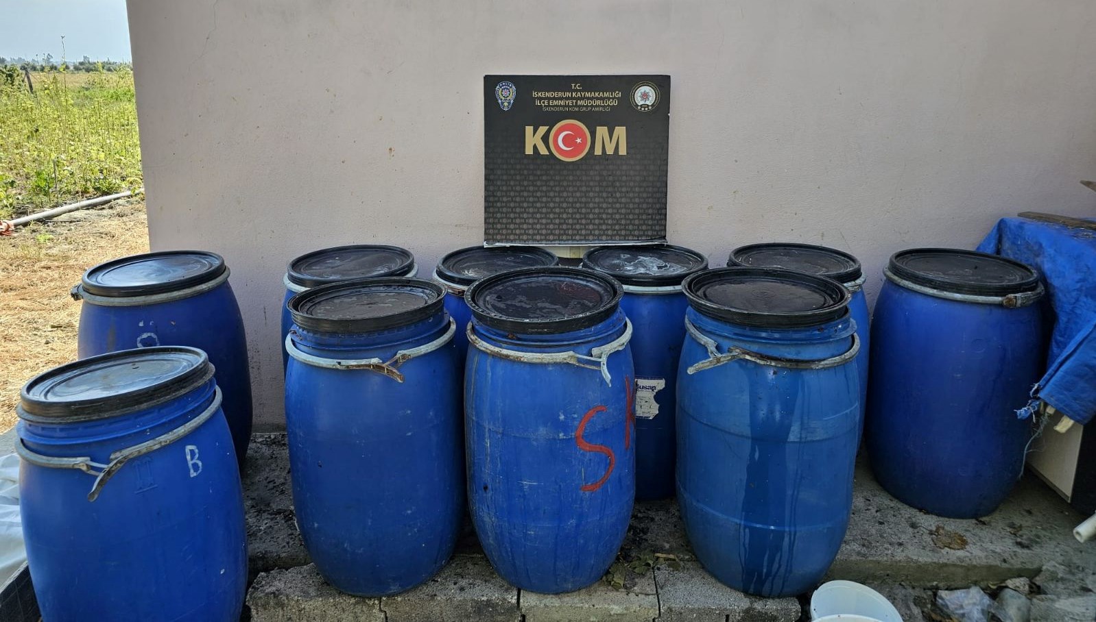 Hatay’da sahte içki operasyonu: İki gözaltı