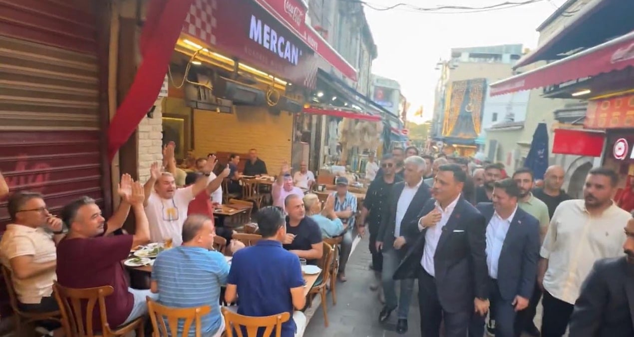 Özgür Çelik esnaf ziyaretinde alkışlarla karşılandı