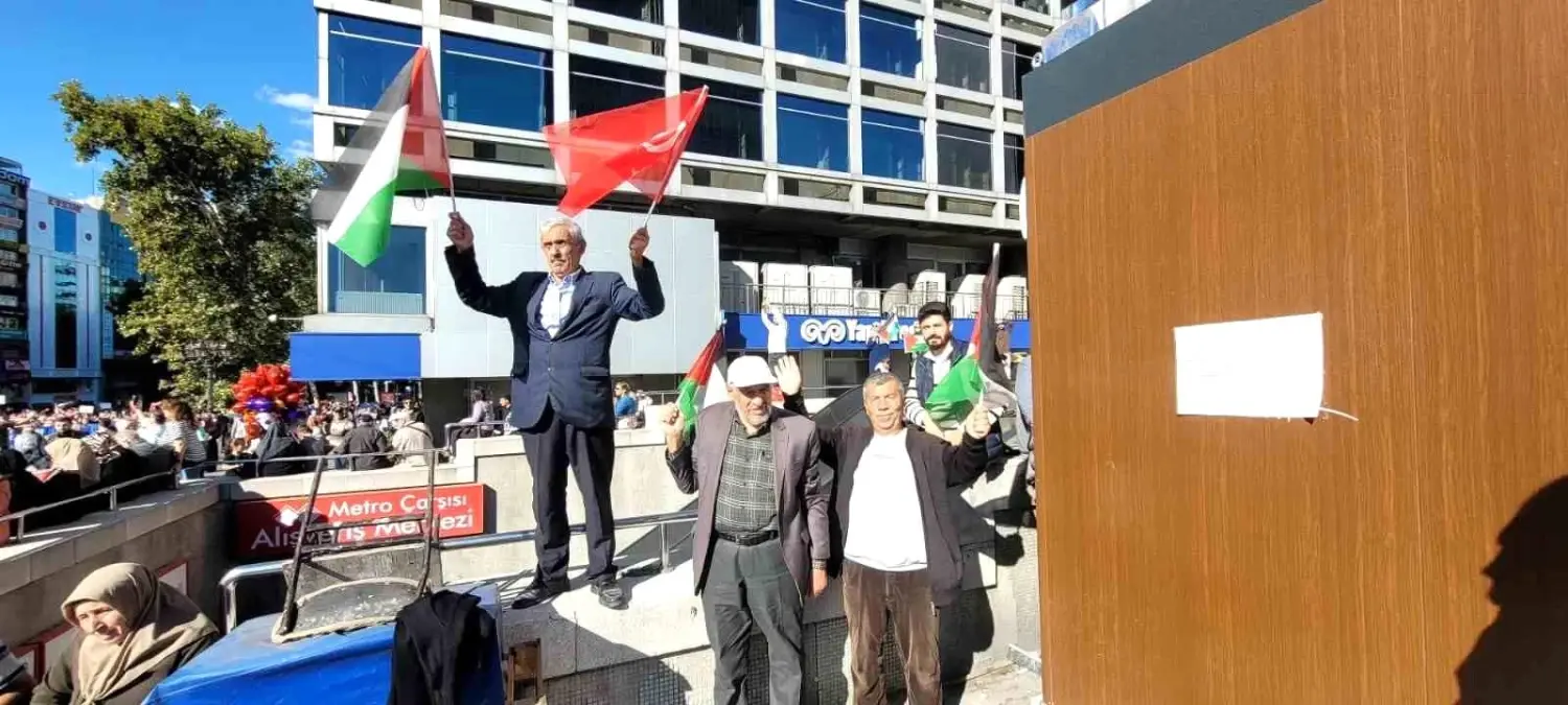Ankara’da Gazze İçin Büyük Protesto: ‘Gazze Kararlılık Yürüyüşü’