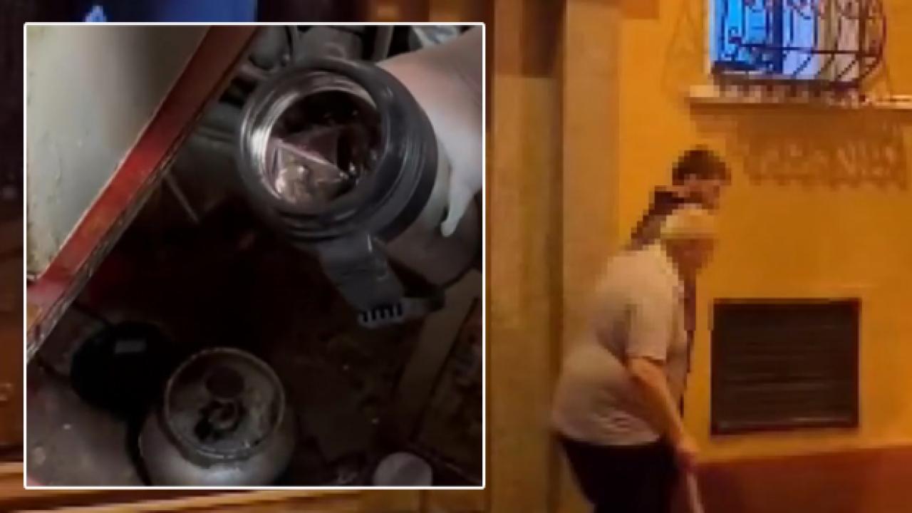Beyoğlu’nda şaşırtan operasyon! Termosta uyuşturucu satan bastonlu dede yakalandı