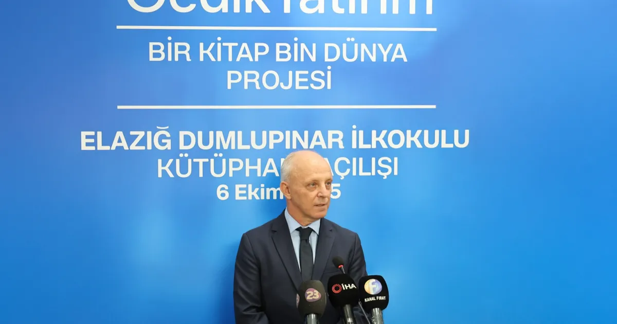 Gedik Yatırım 8. Kütüphanesini Elazığ’da Açtı