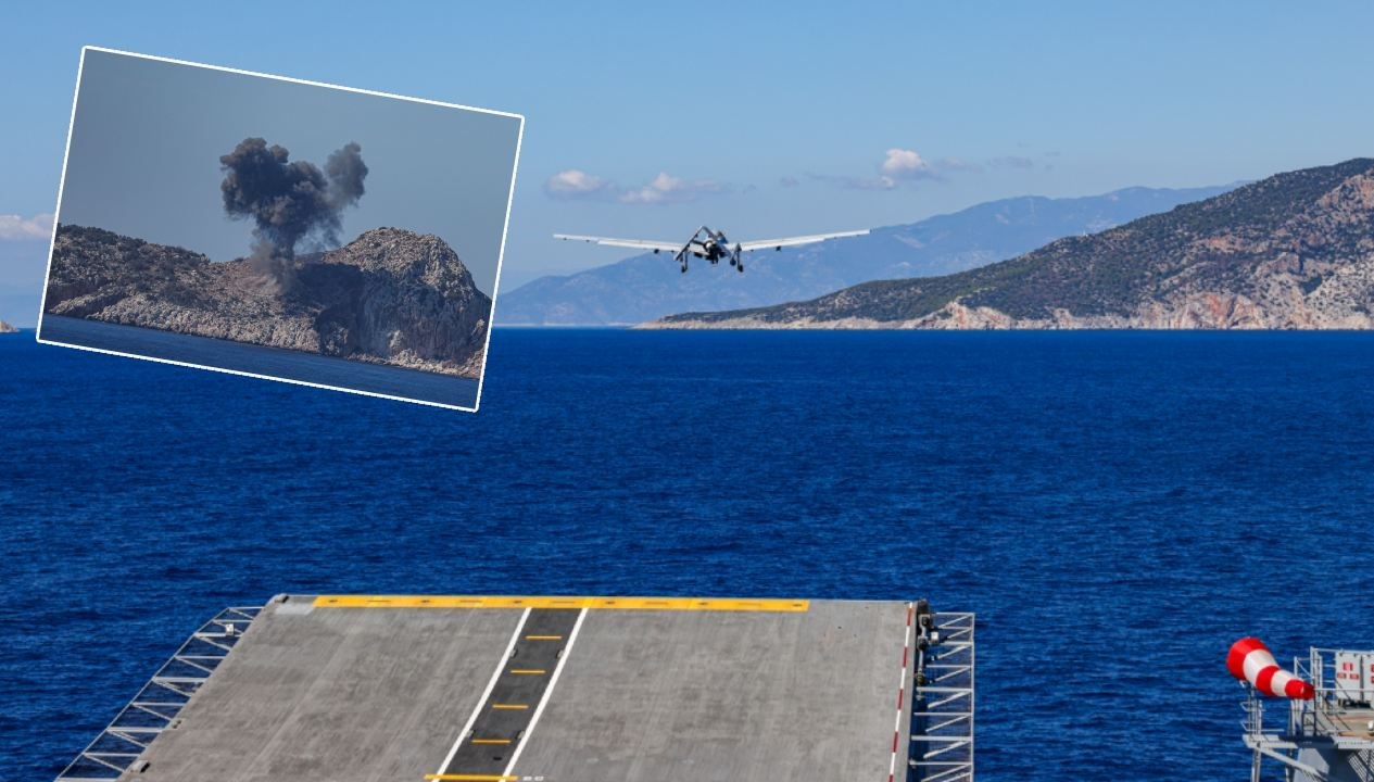 Milli SİHA’lardan Denizkurdu’nda tam isabet