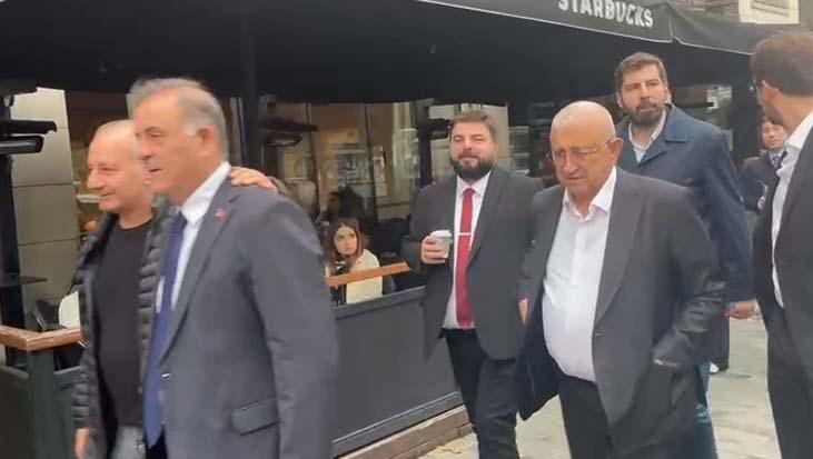 İmamoğlu’nun babası ve oğlu ifade vermek için emniyete geldi