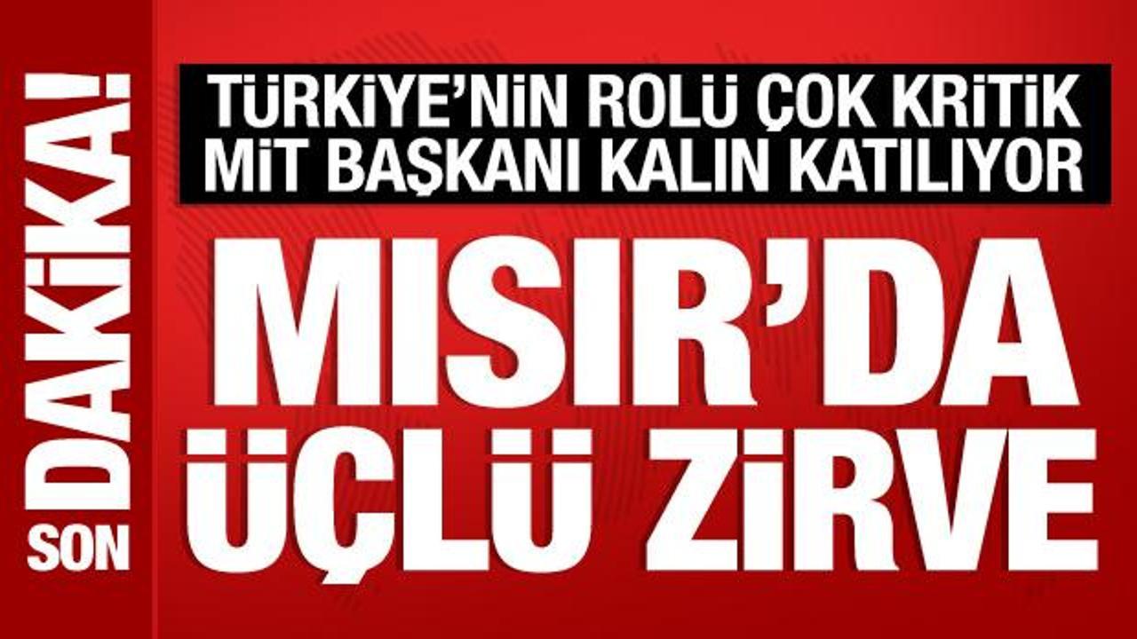 MİT Başkanı Kalın’dan Mısır’da kritik temaslar