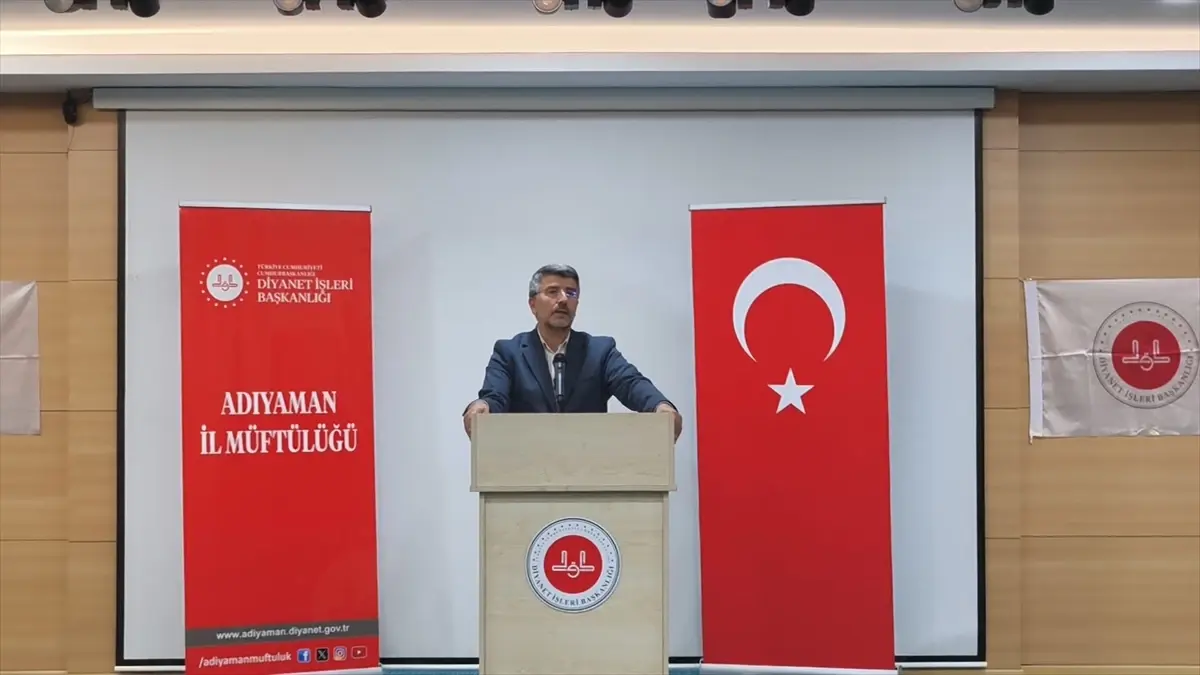 Samsat’ta ‘Sahabe Nesli ve Safvan Bin Muattal’ Konferansı