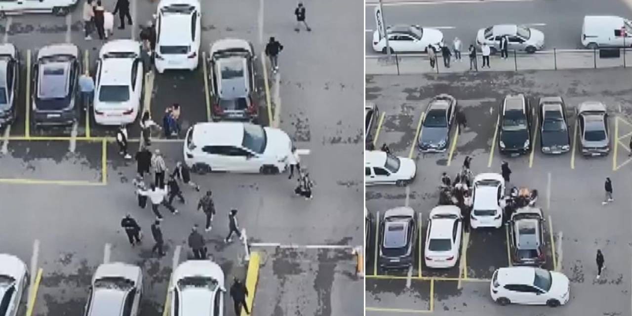 Adliye önü savaş alanına döndü! O anlar kamerada