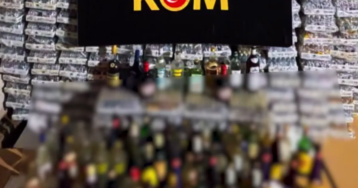 Binlerce şişe ele geçti… 81 ilde kaçak ve sahte alkole darbe!