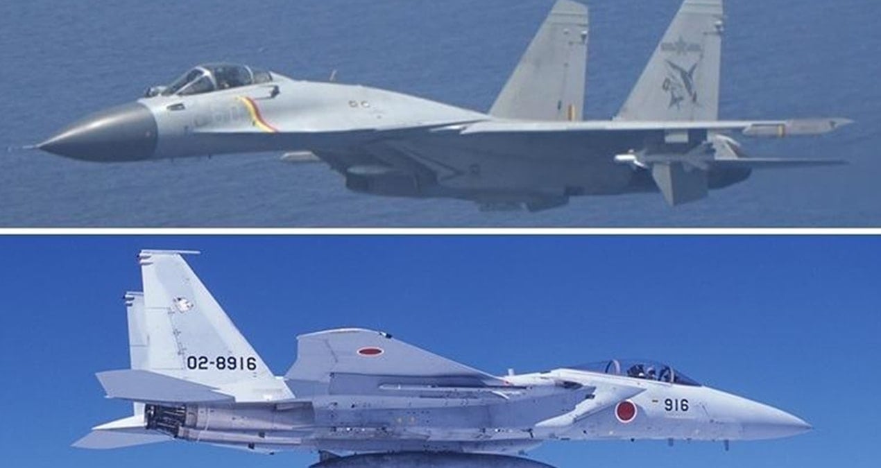 Savaş uçakları birbirine kilitlendi… Sarı Deniz’de eller tetikte