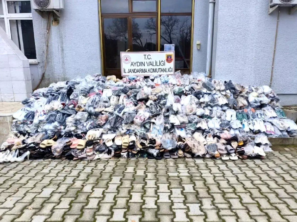 Aydın’da 2 Milyon TL’lik Sahte Ayakkabı Ele Geçirildi