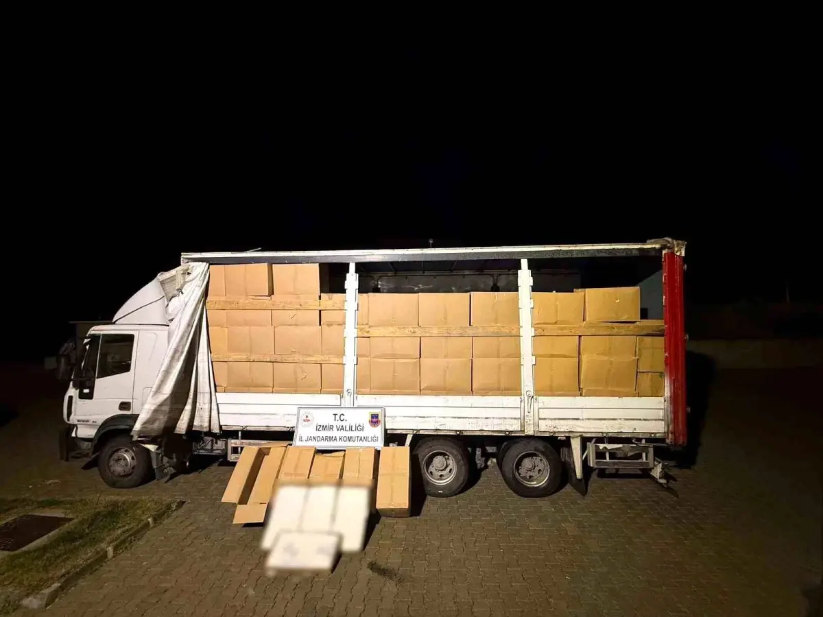 İzmir’de 5 Milyon Kaçak Sigara Ele Geçirildi